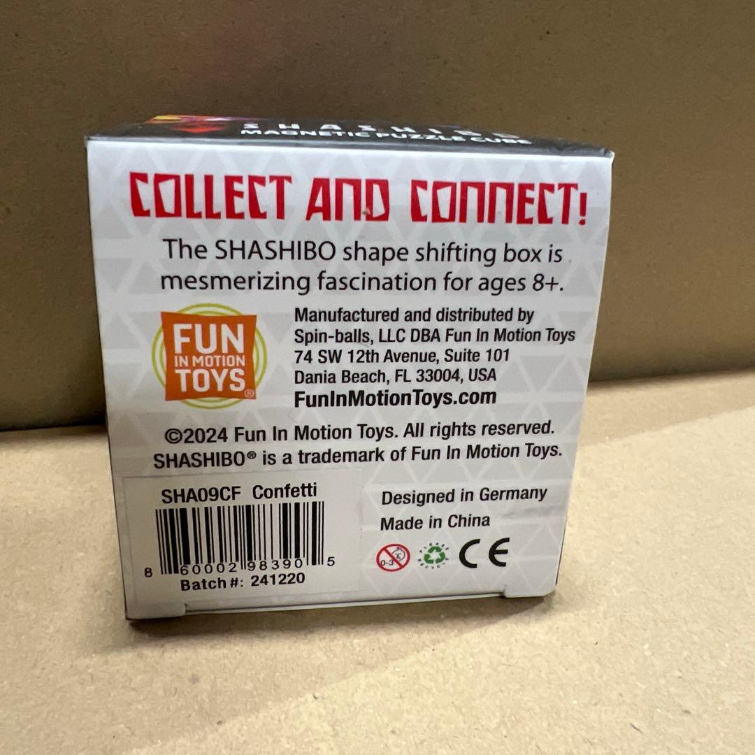 Shashibo 変形パズルキューブ マグネット立方体受賞歴あり＊3個