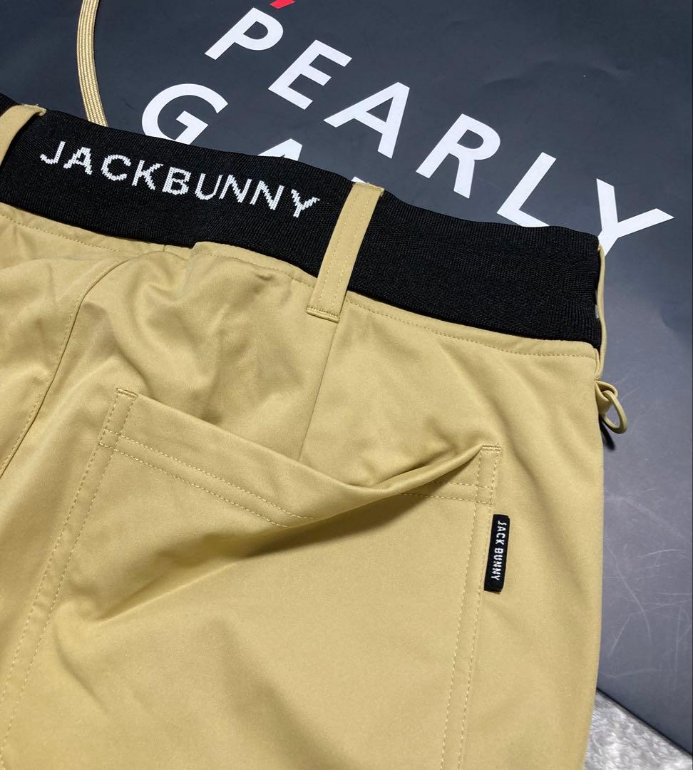 新品 パーリーゲイツ ジャックバニー エアシャット裏フリース防風パンツ(5)L