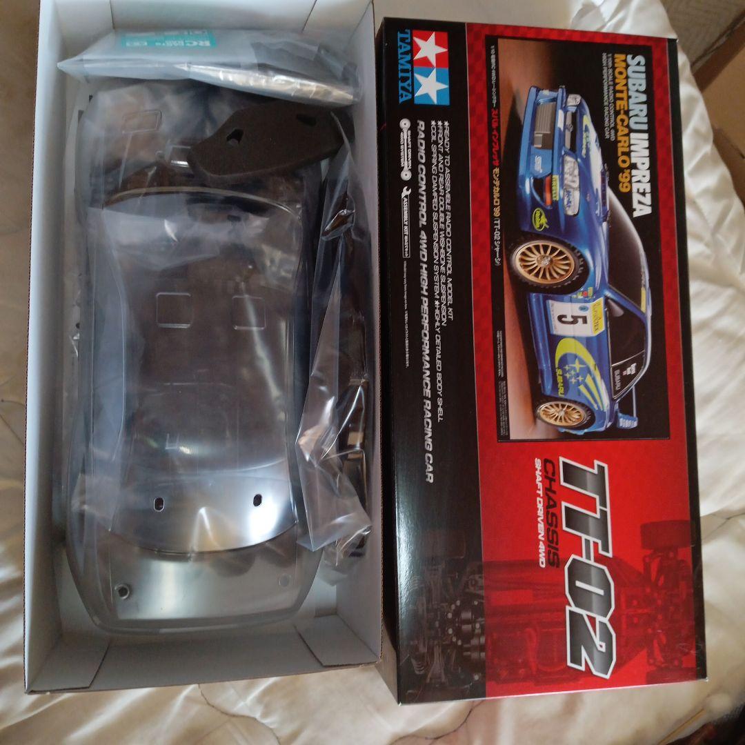 タミヤインプレッサ1/10 TT-02シャーシ　モンテカルロ99