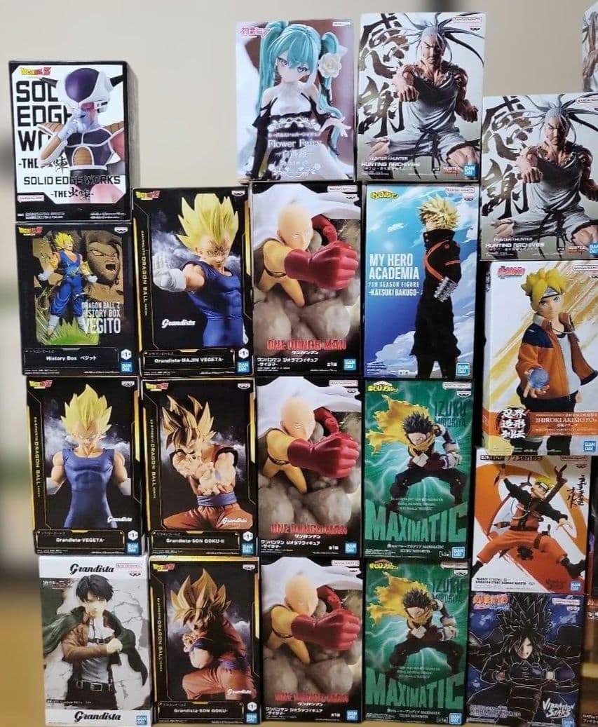ドラゴンボール　ナルト　ジャンプ　プライズフィギュア　まとめ売り