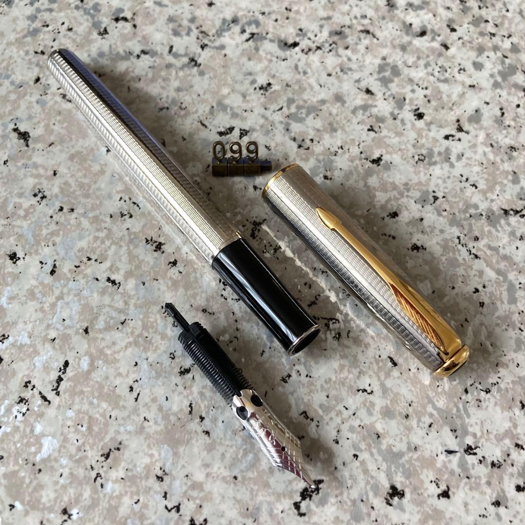 #099 オーバーホール済み 万年筆 パーカー SONNET ソネット 18k