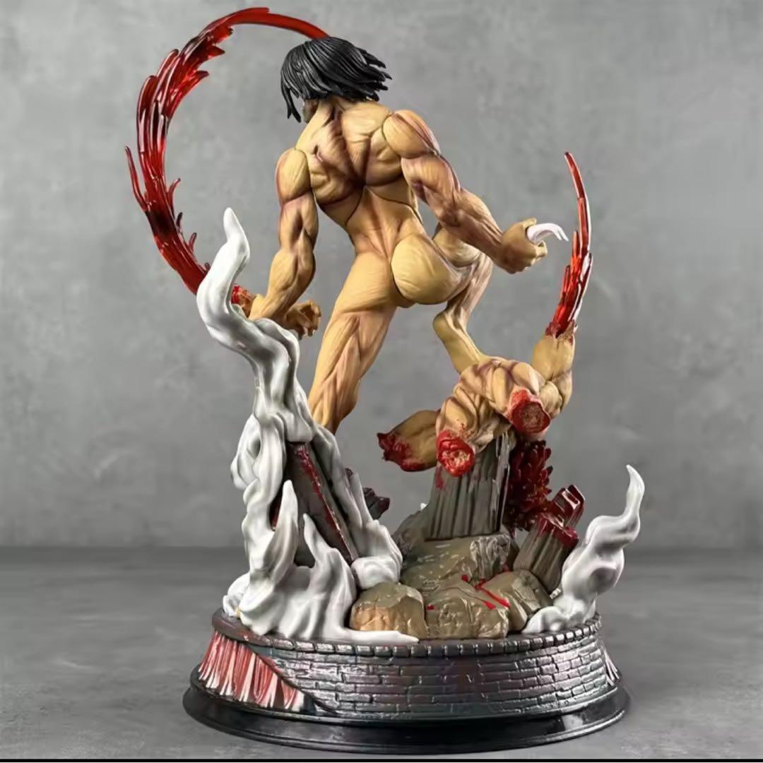 進撃の巨人　エレンイェーガー　巨人　フィギュア　海外輸入品 29cm