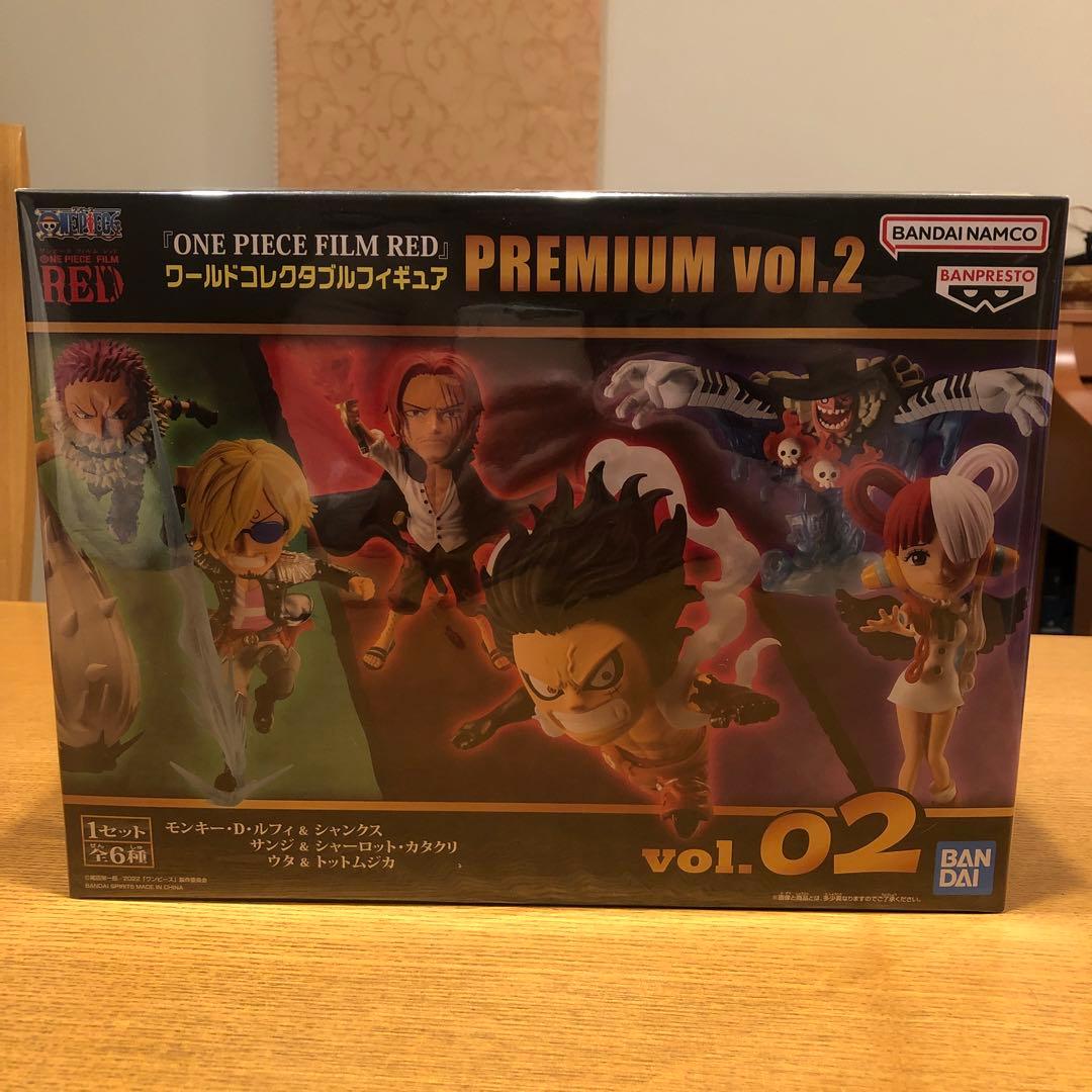 ワンピース FILM RED ワーコレ PREMIUM Vol.1＆2 新品