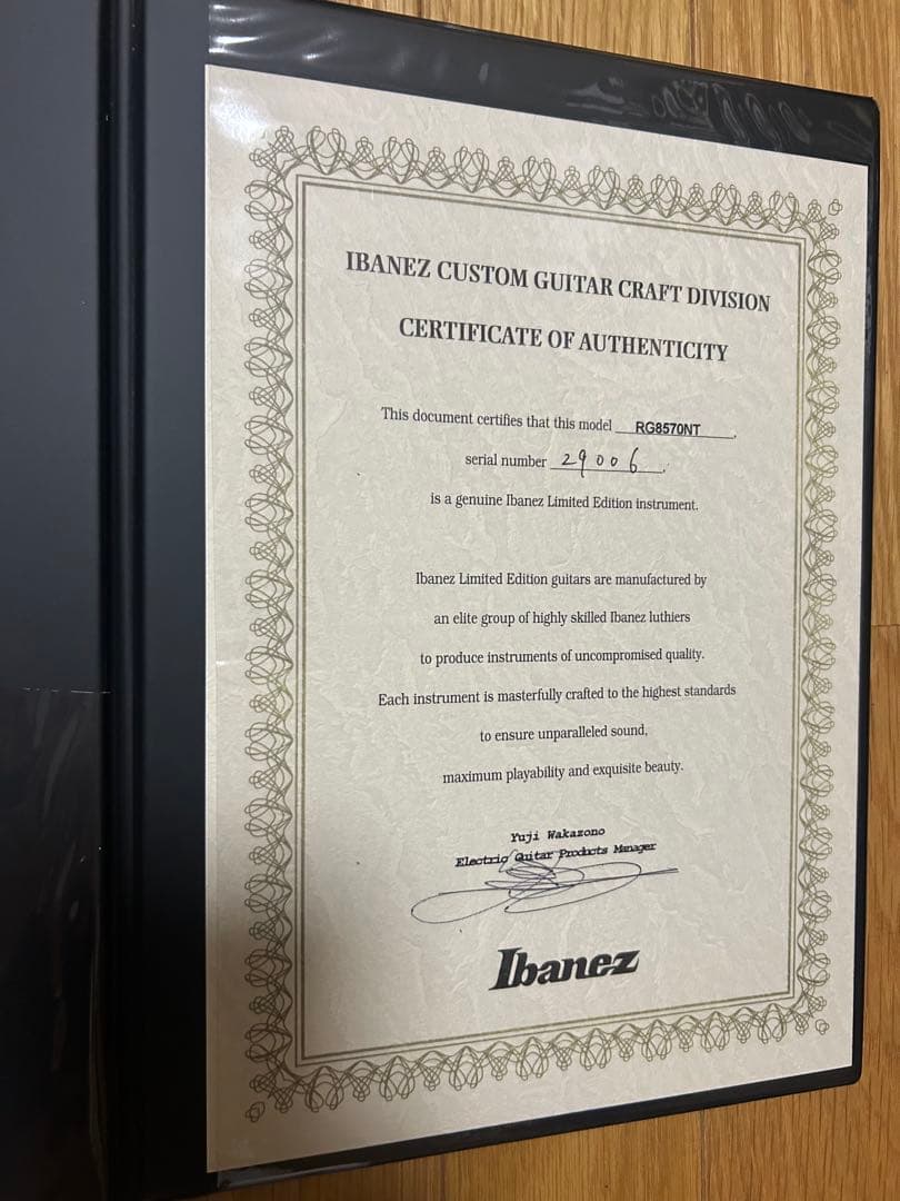 【未使用】Ibanez RG8570 NT j-custom フレイムメイプル