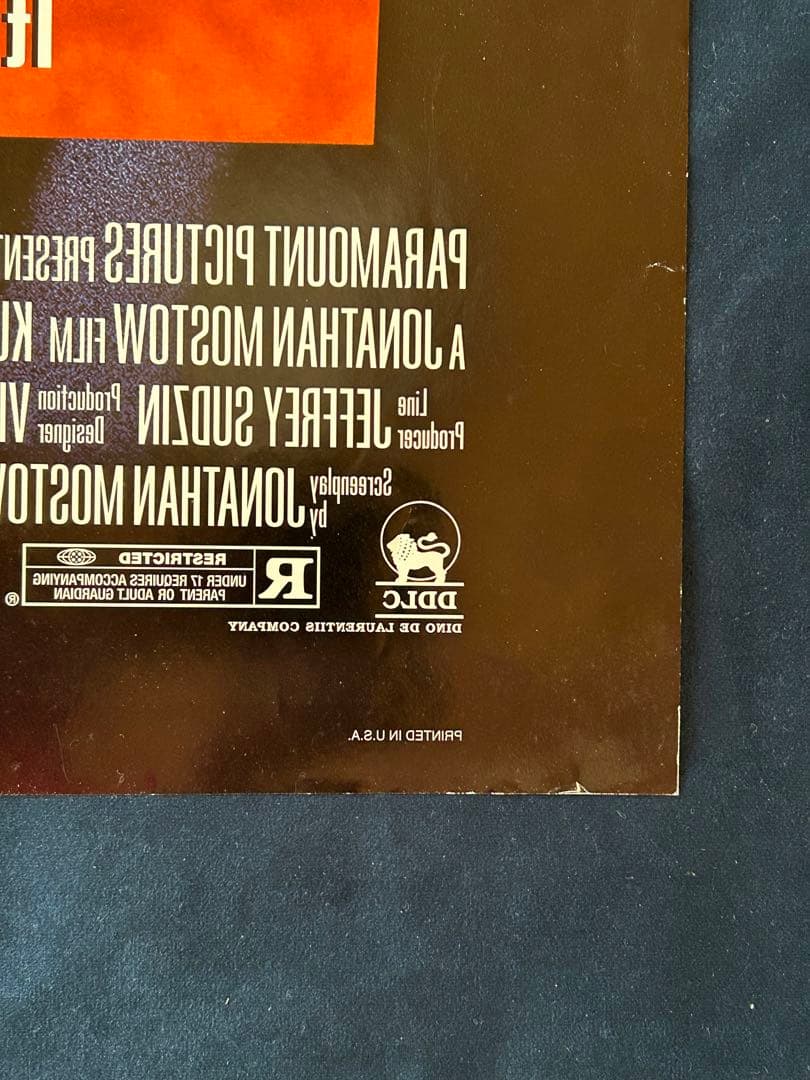 ブレーキ・ダウン　USオリジナル映画ポスター