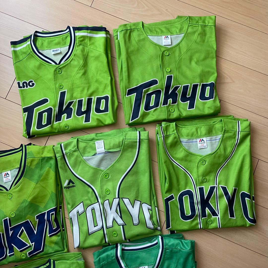 燕パワーユニフォーム7点セット 東京ヤクルトスワローズ ミドれ