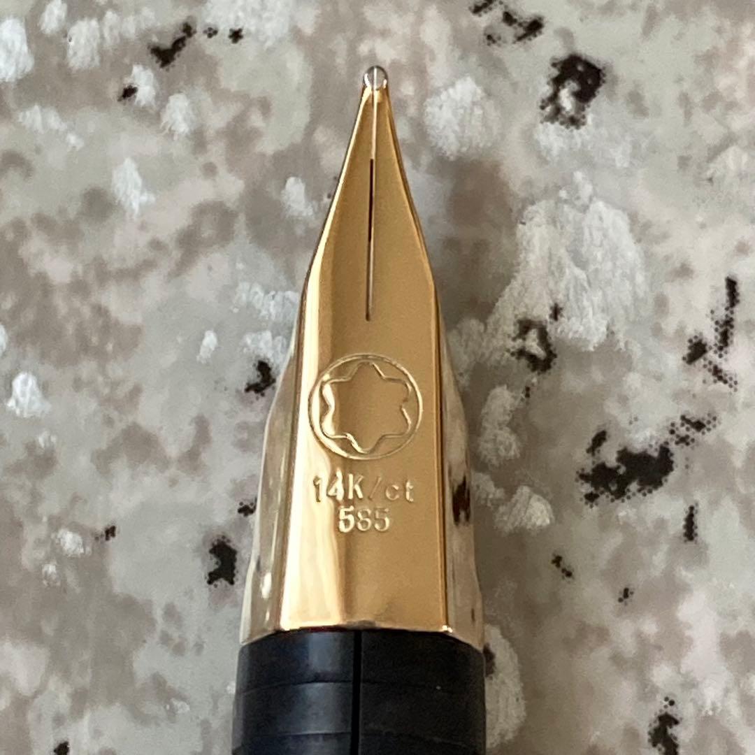 #153 オーバーホール済み 万年筆 モンブラン MONTBLANC 14k