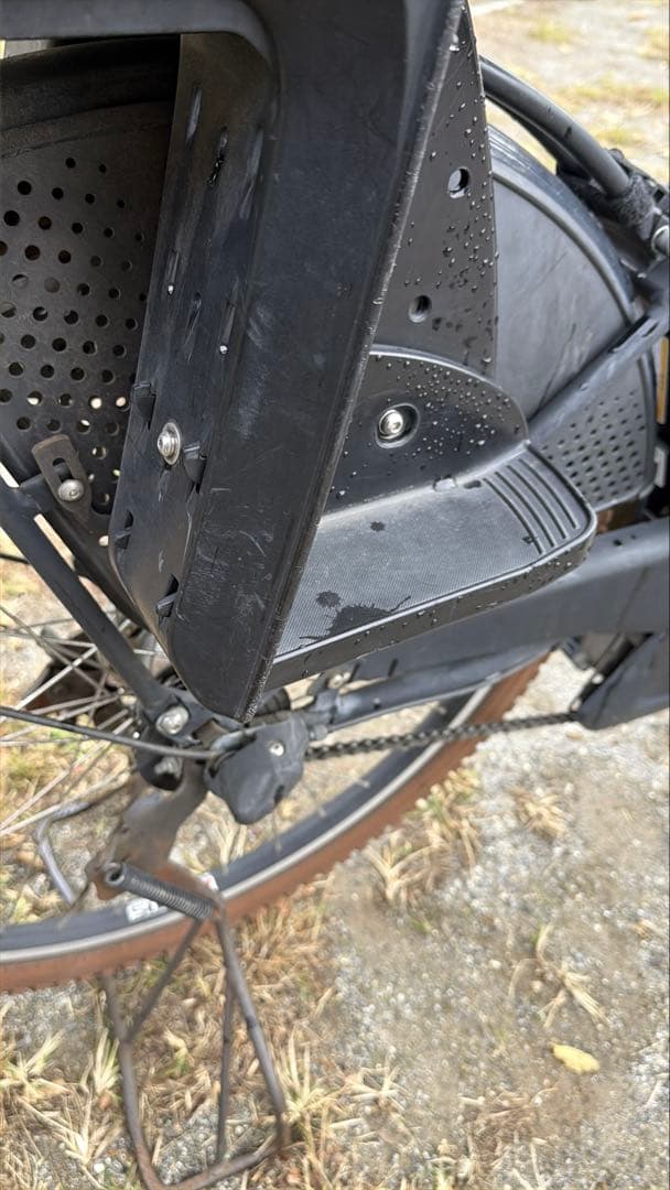 電動アシスト自転車 チャイルドシート付き ブラック