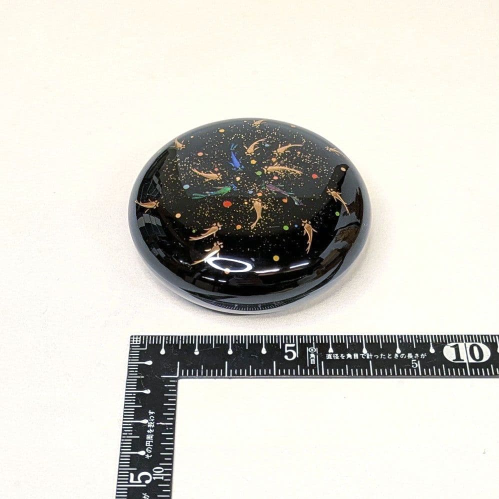 【ゲリラセール・新品】 香合　游　ゆう　下出祐太郎作　2.5寸　下出蒔絵司所
