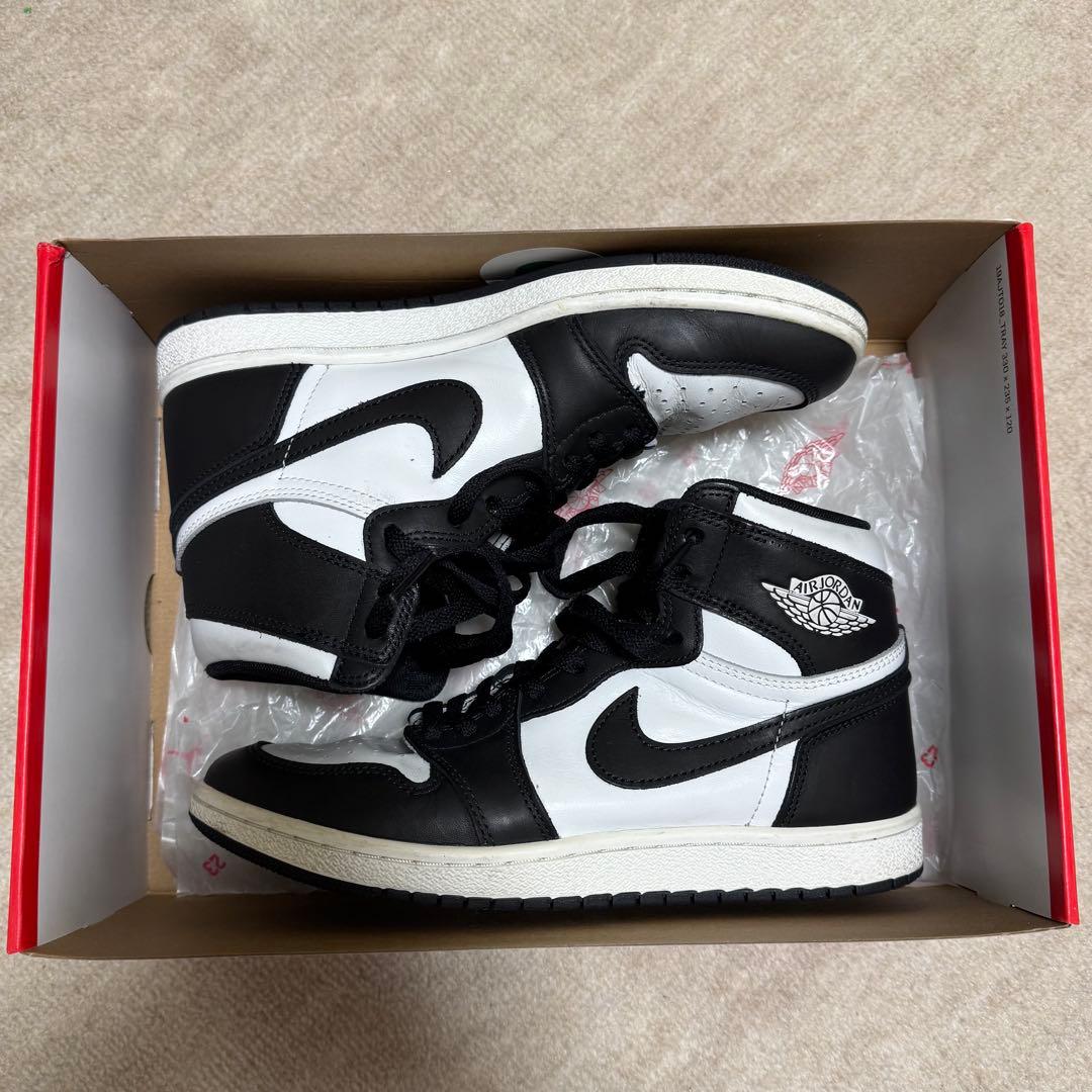 エアジョーダン1 HI 85 black&white