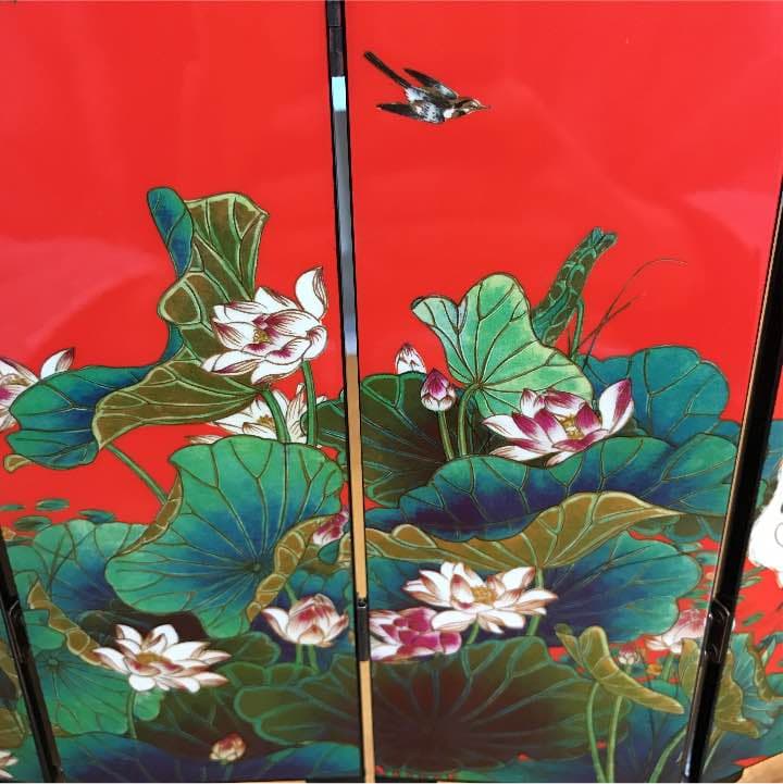 漆器 飾り屏風