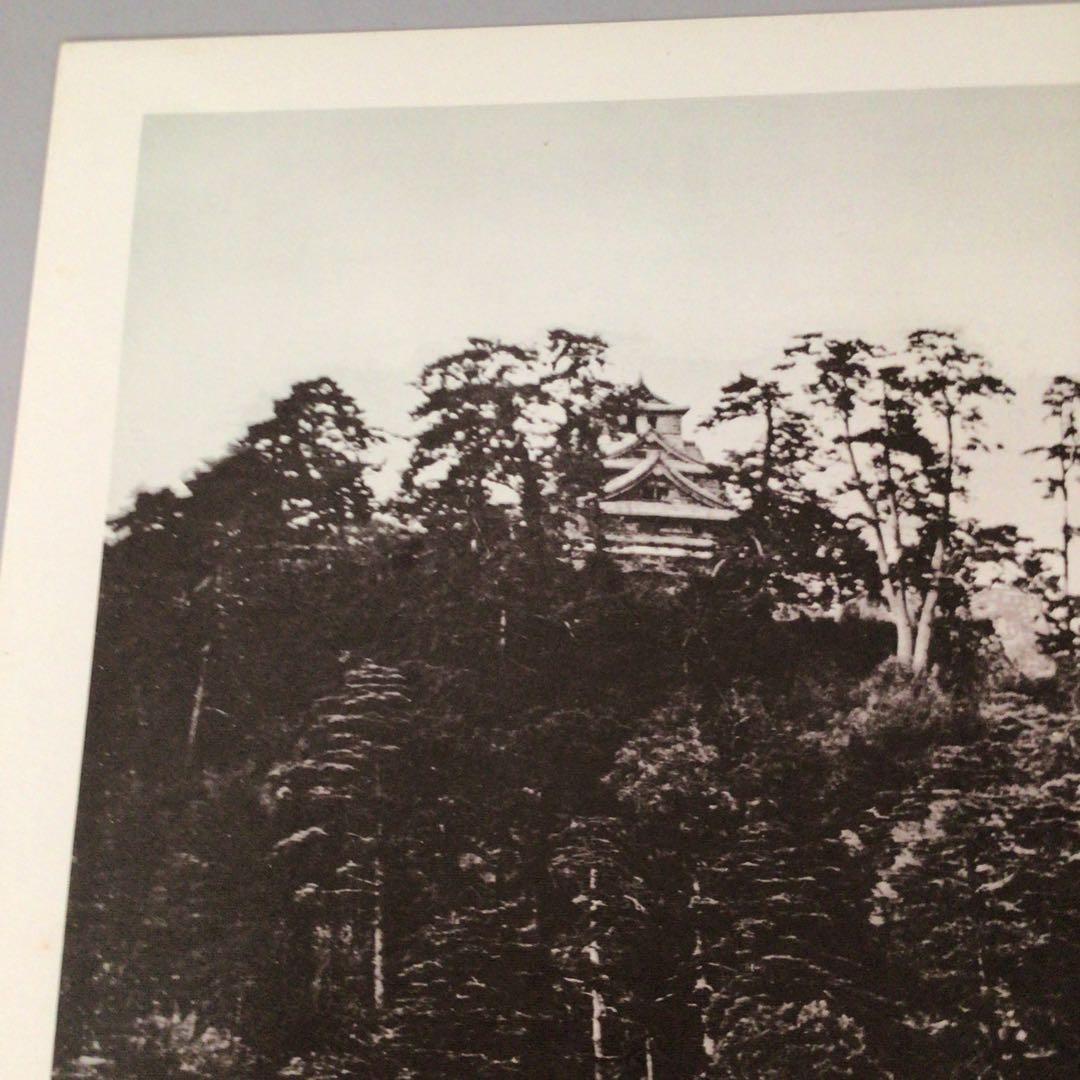 No5029 額装　米子城天守閣　明治９年撮影　トミタ高速写真印刷社　送料無料