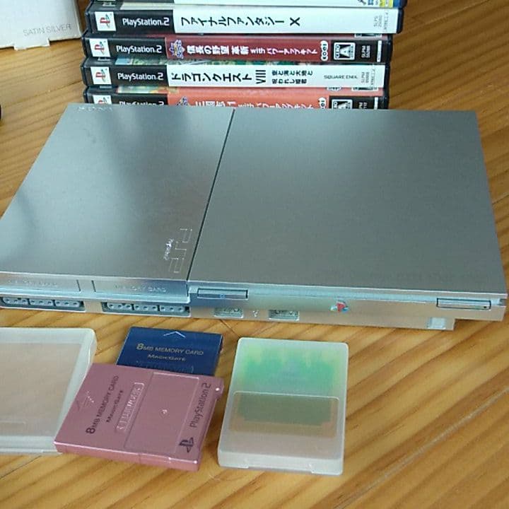 PS2 本体、ソフト7本付き