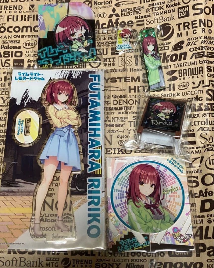ゆずソフト ライムライトレモネードジャム コラボカフェ 限定　莉々子　計6点