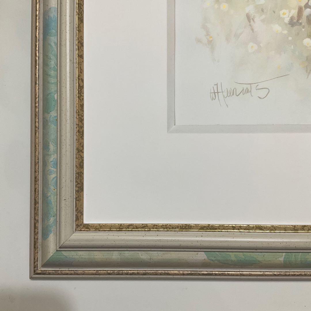 油彩画家 ウィルム ヘンラート イタリア製 絵画 額縁 輸入雑貨 複製画 アート