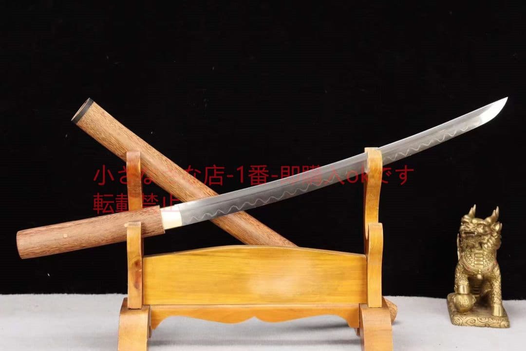 m T10焼刃花梨木連体居合武士刀