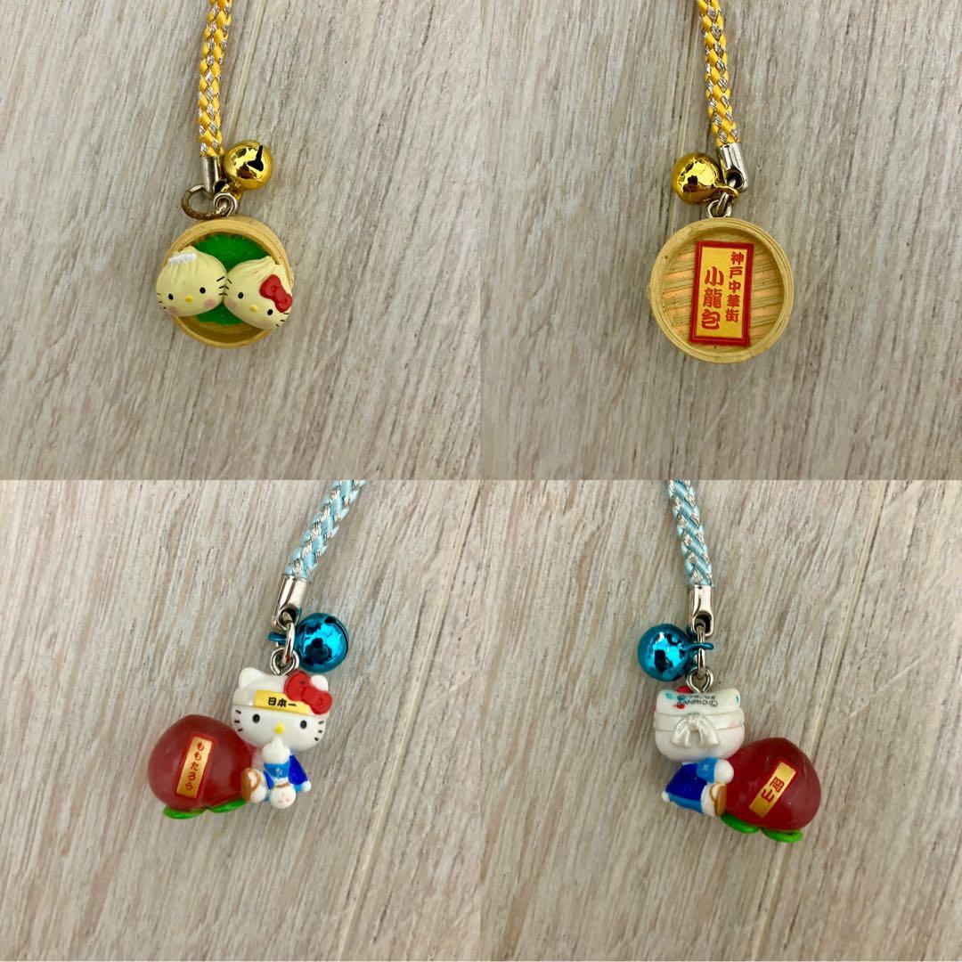 【36個/中古】ご当地キティ 値付け・その他ストラップ まとめセット 限定・廃盤