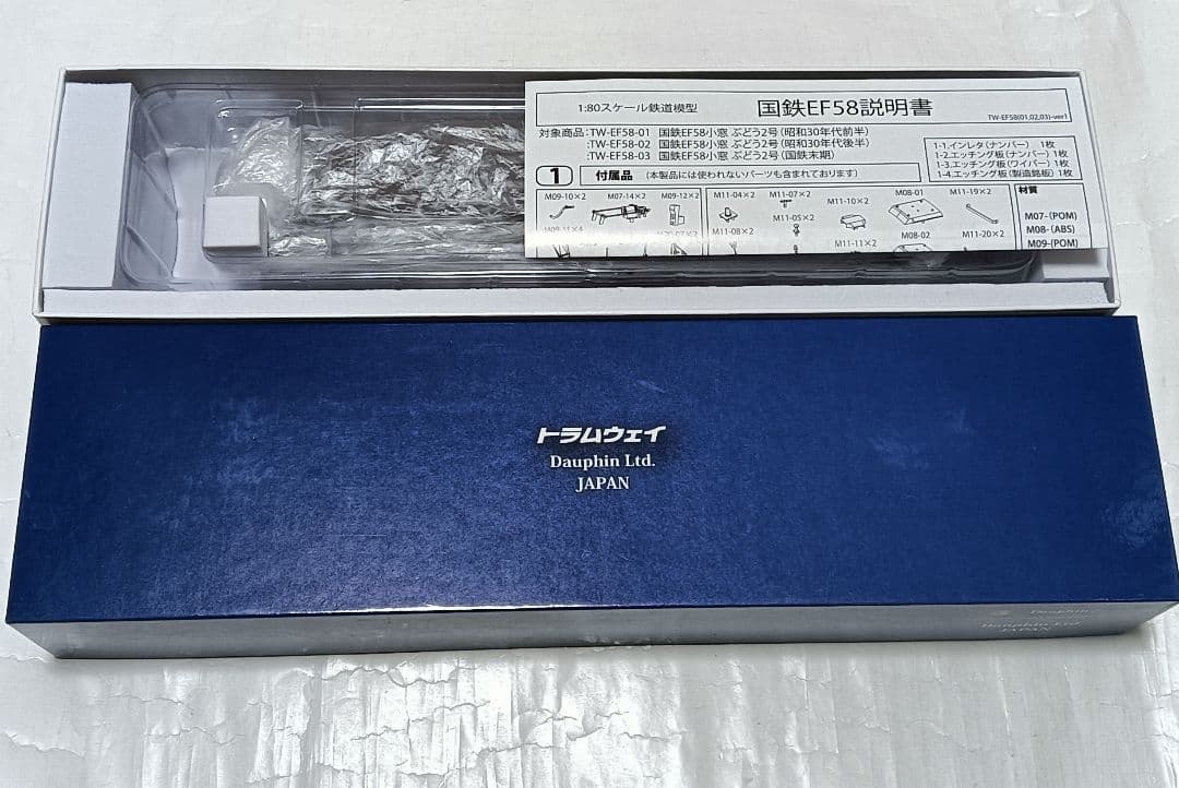 HOゲージ トラムウェイEF58 電気機関車 ぶどう2号