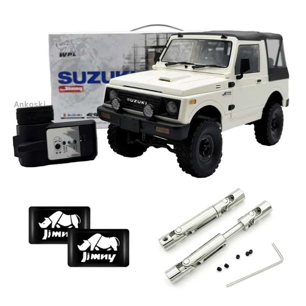 再入荷【金属製プロペラシャフトとオマケ付き】WPL C74-1 ジムニー 幌