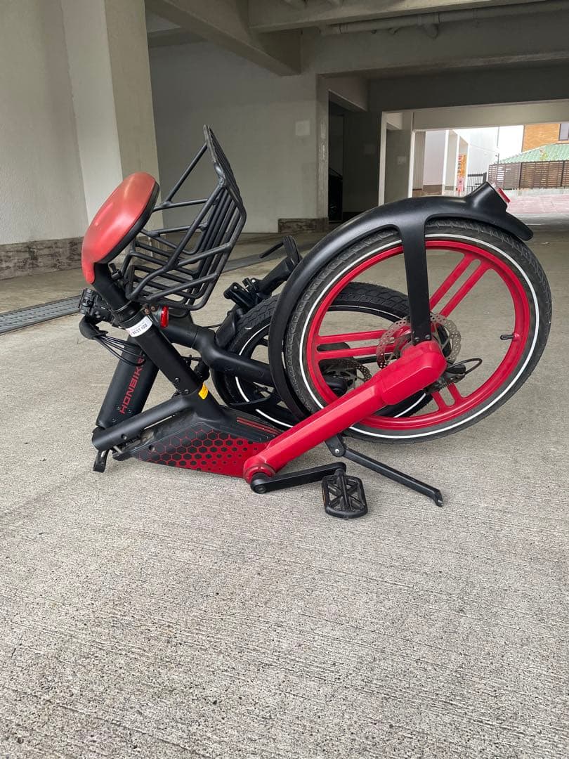 HONBIKE 電動アシスト自転車 シティタイプ 付属バッテリー付き