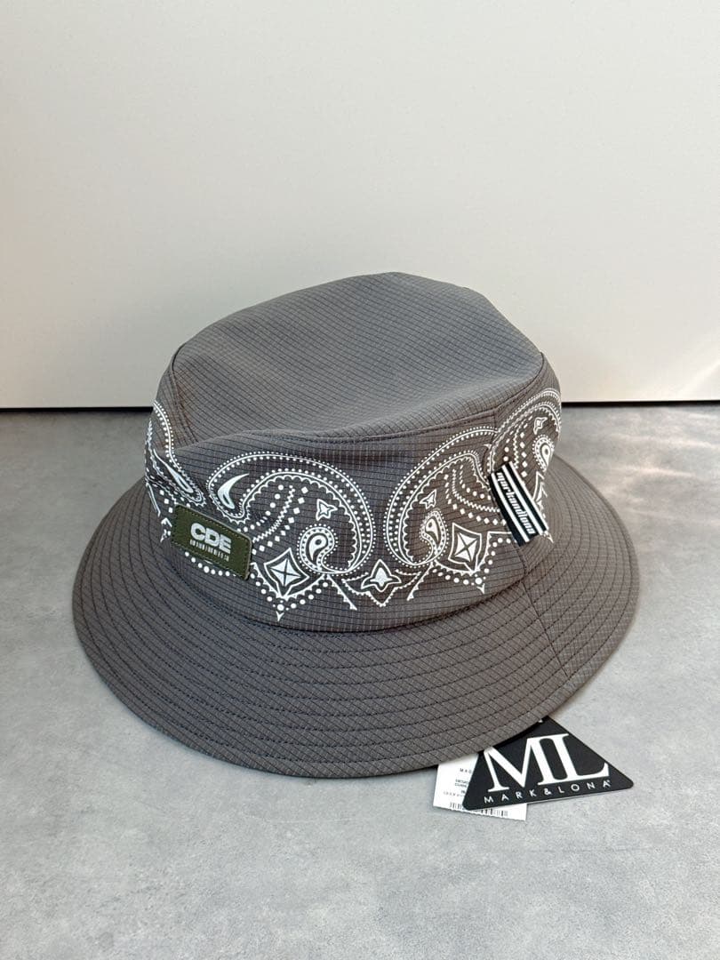 新品 ★ MARK&LONA バゲットハット 帽子 マーク&ロナ カーキ 正規品