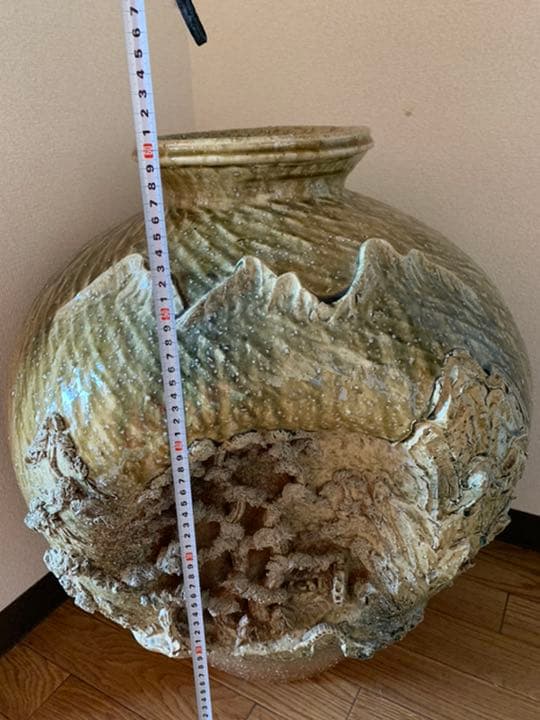 信楽焼？特大壺