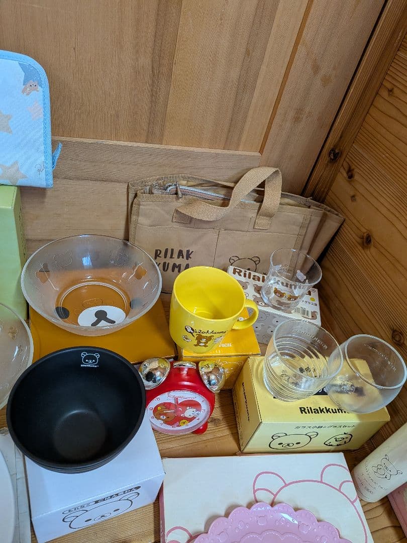 新品　リラックマ 食器セット コップ　グラス　皿　 いろいろ