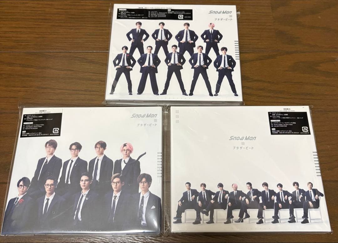スノーマン 3枚セット×6