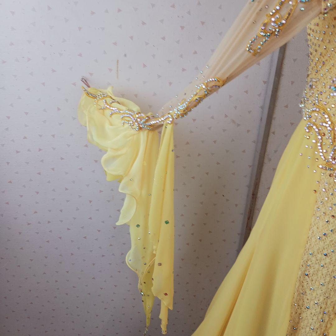 社交ダンス用イエロードレス