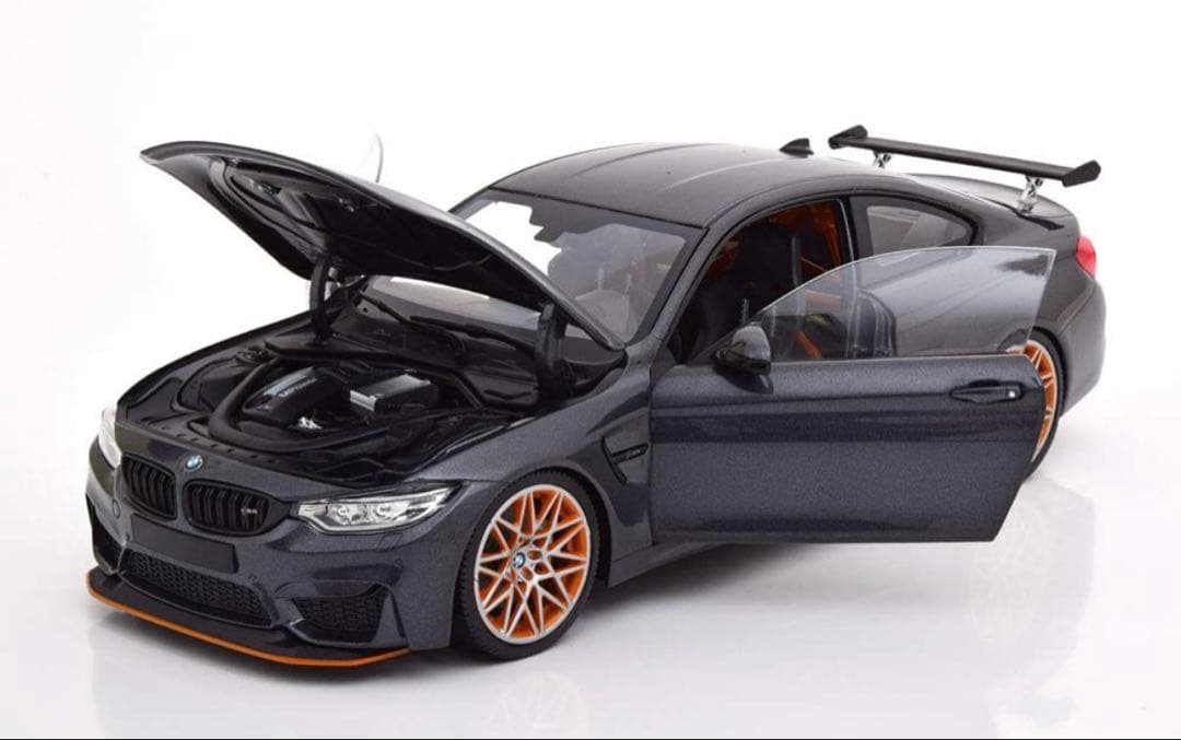 ミニチャンプス 1/18  M4 GTS 2016 ダークグレー