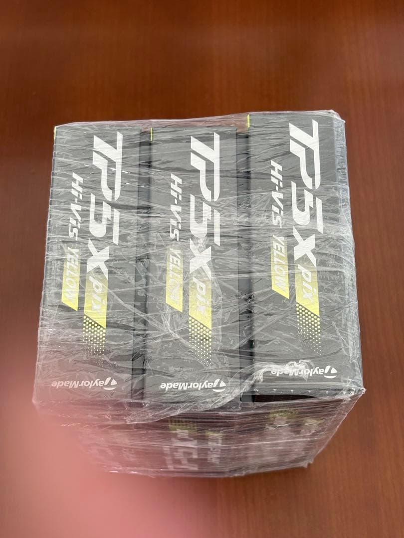【安定性の飛距離】テーラーメイド TP5 ボール TP5x pix 3箱　黄色