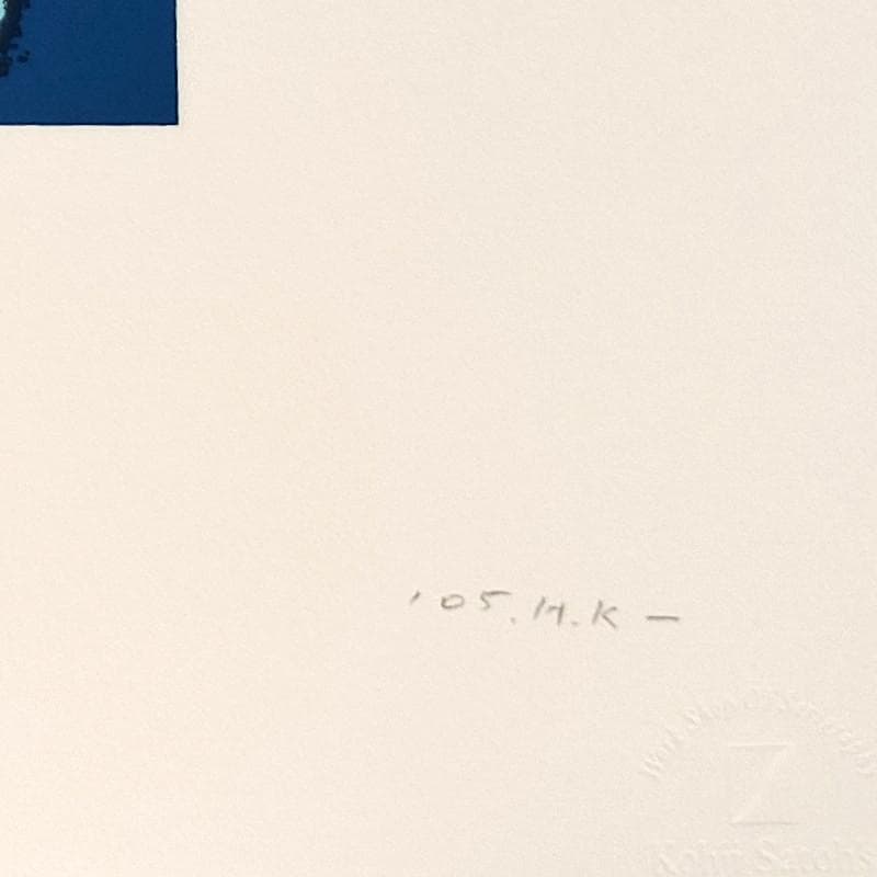 mmm!☆花田和治☆「 ー海と岩ー 」シルクスクリーン　大衣　新品額！