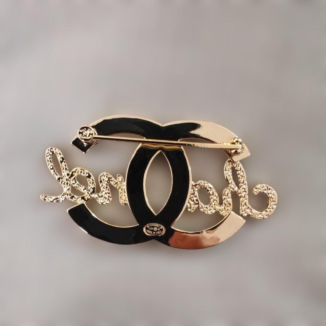CHANEL ピアス パール ロゴ ゴールド