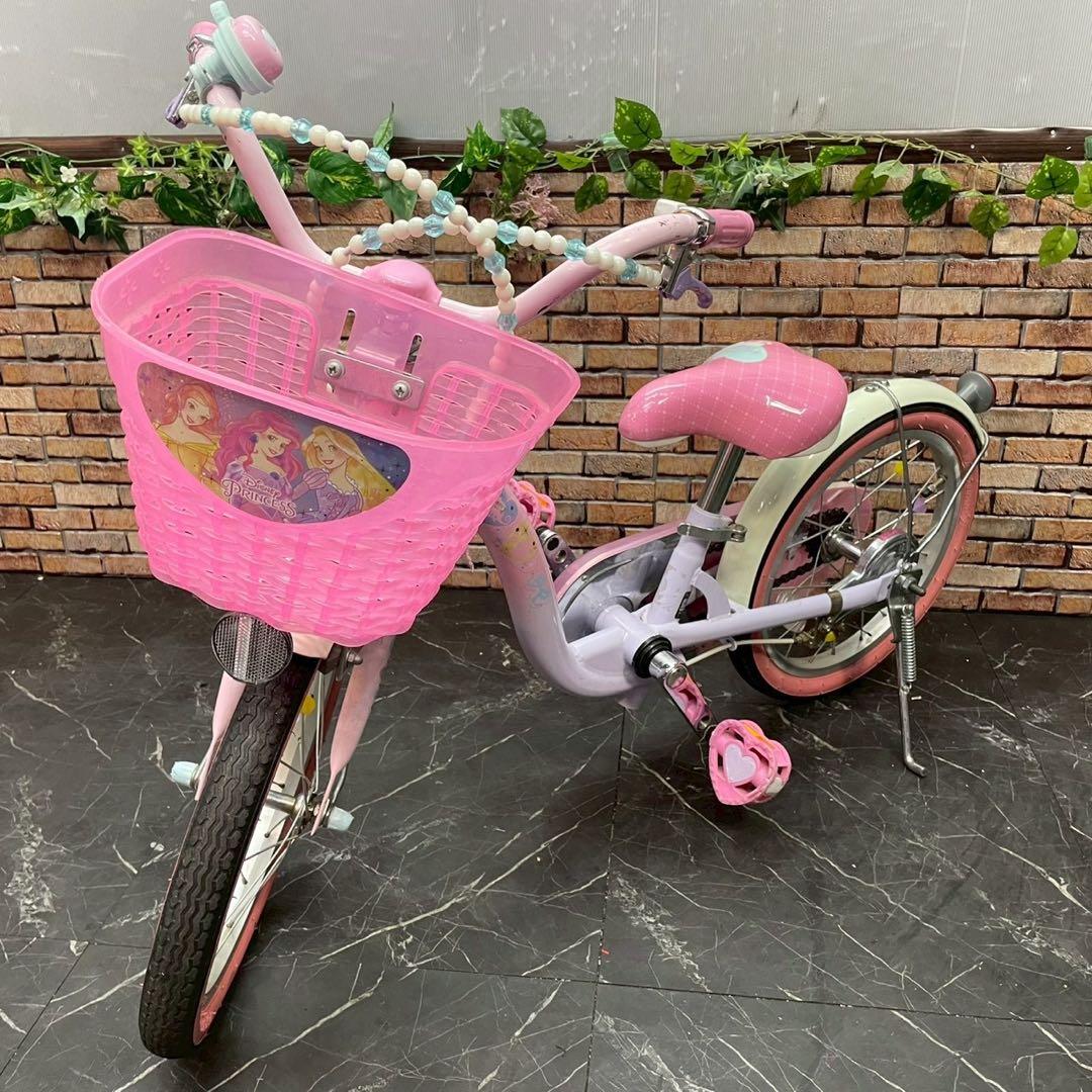 【88】子供用自転車 子供車 Disney PRINCESS ピンク16インチ