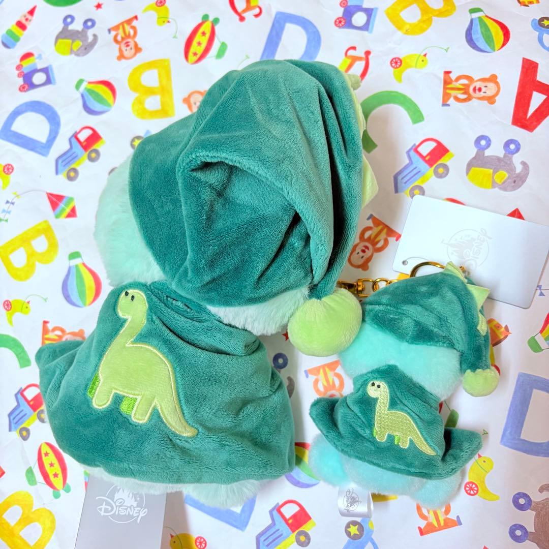 ディズニーストア　スクランプ　ぬいぐるみ&キーチェーン　PAJAMA