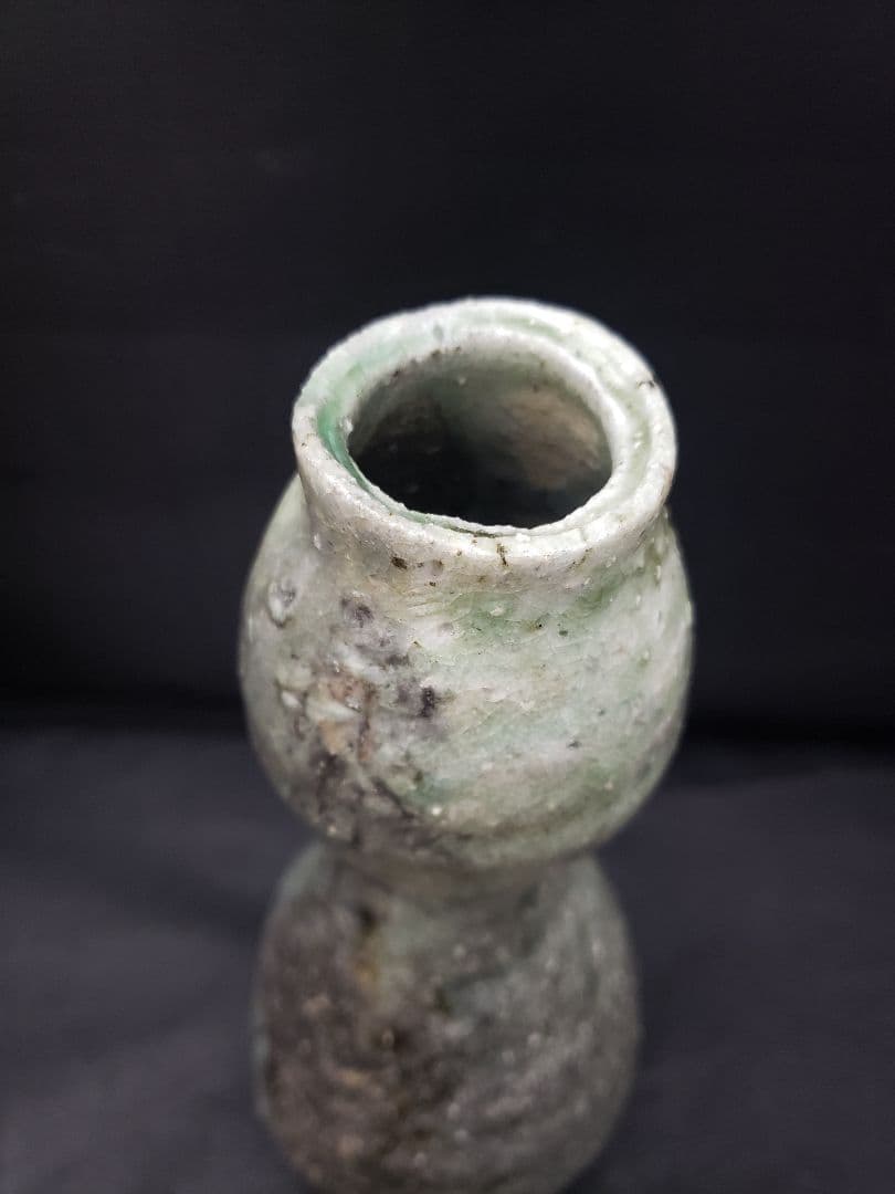 古谷和也　伊賀　瓢花入　花器　信楽　共箱