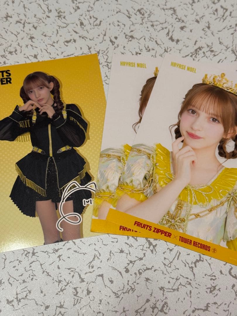 FRUITSZIPPER早瀬ノエル　サイン入り生写真などグッズまとめ