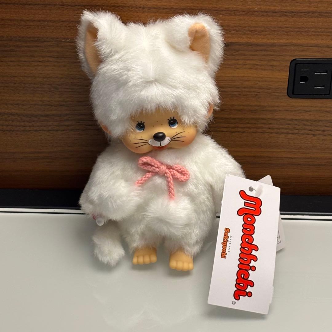 ◇レア◇ EU限定 モンチッチ white cat ネコ 白いネコ ①