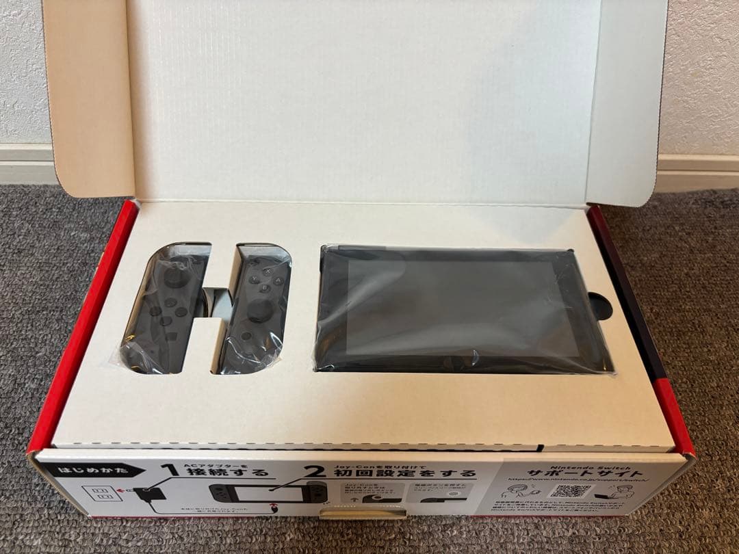 翌日発送　Nintendo Switch 本体 グレー Joy-Con付き