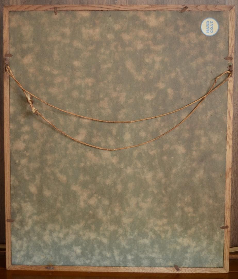 【「牡丹」木枠 岩絵の具 日本画 額入り】東山魁夷の流派