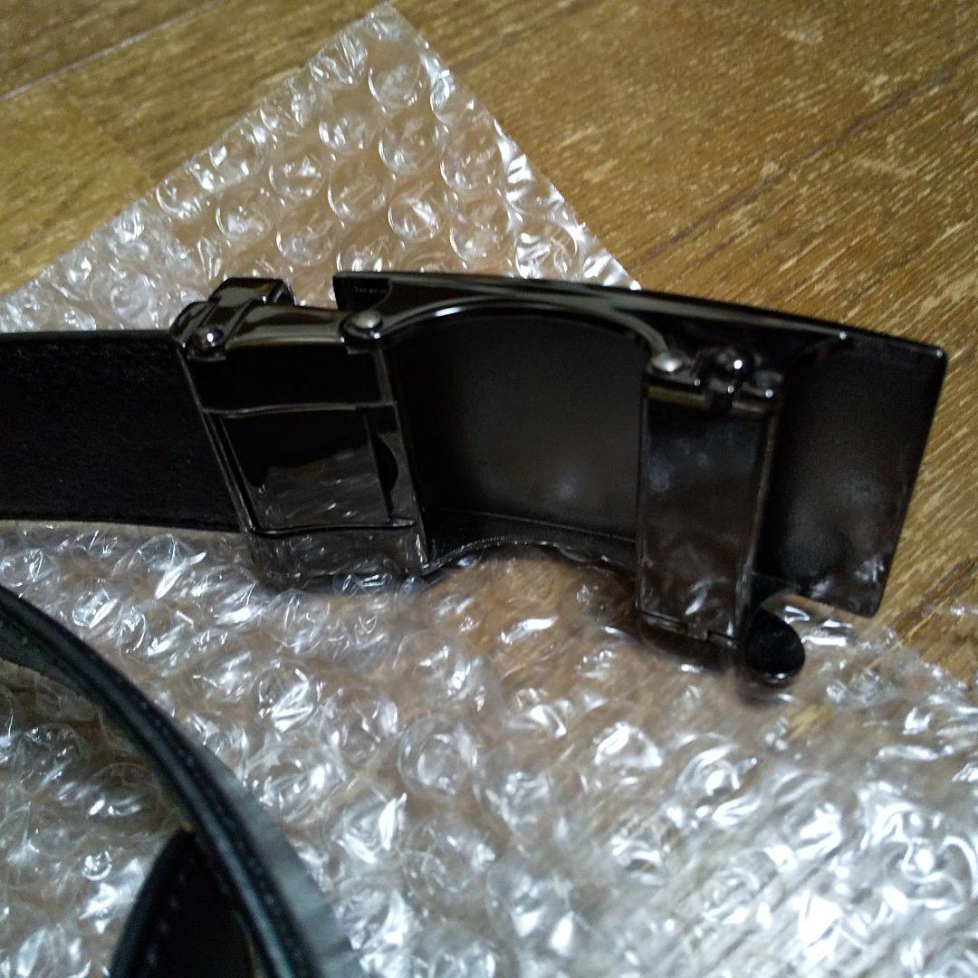 矢沢永吉様、スライドレザーベルト（羽ロゴ）ブラック、バックル仕様です。