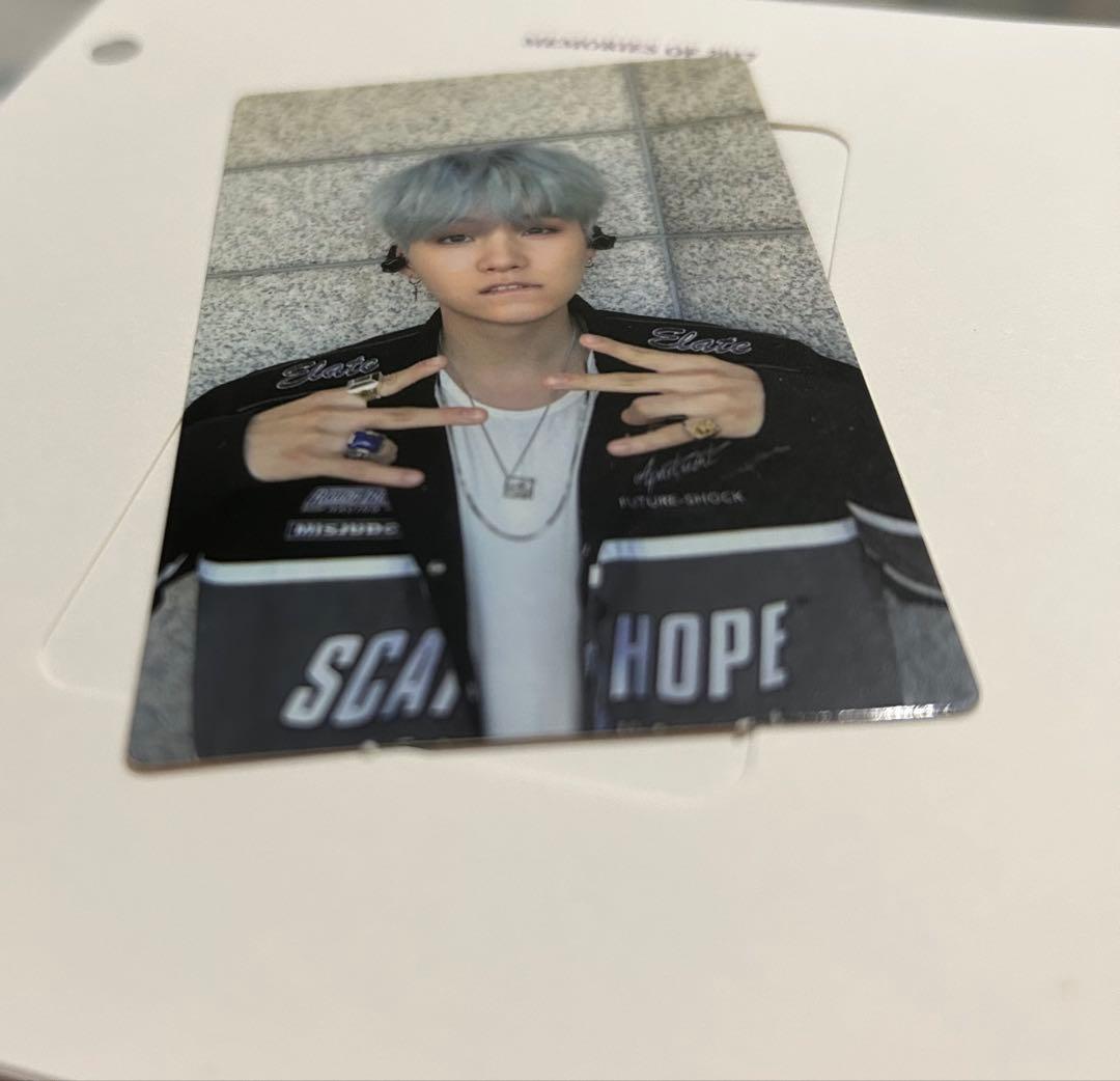 BTS memories SUGA 2017 トレカ（公式）台紙付き