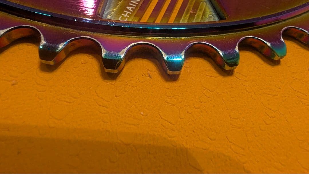 DELUXE CYCLES　chainring (oil slick)