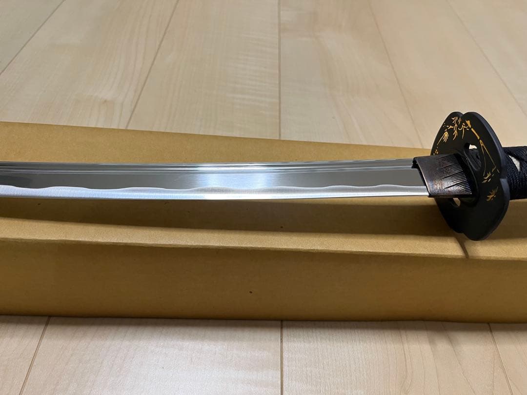 日本アンティックギャラリー　大小セット　居合刀　模造刀 黒柄　五郎入道政宗