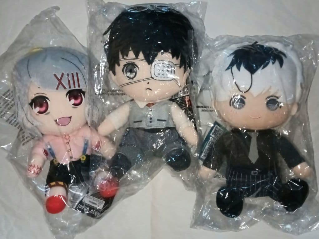 東京喰種　トーキョーグール　ぬいぐるみ　金木研　佐々木琲世　鈴屋什造