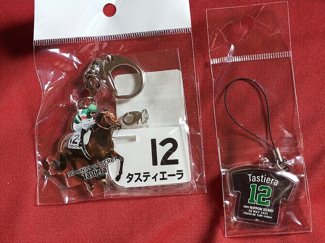 ◆　競馬　JRA　◆　タスティエーラ　◆キーホルダー　ロックグラス◆４種セット◆