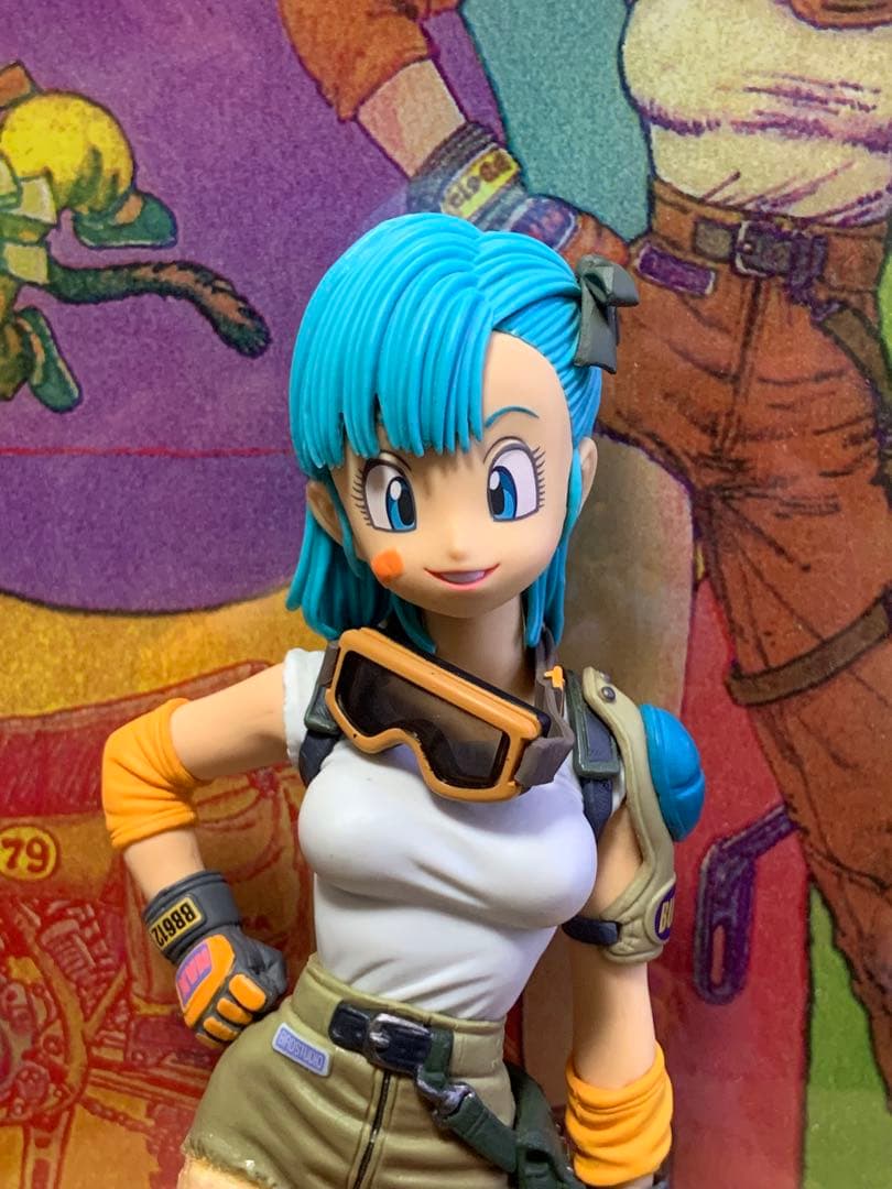 ドラゴンボール 造形天下一武道会4 ブルマ　ロゴアクスタ付き
