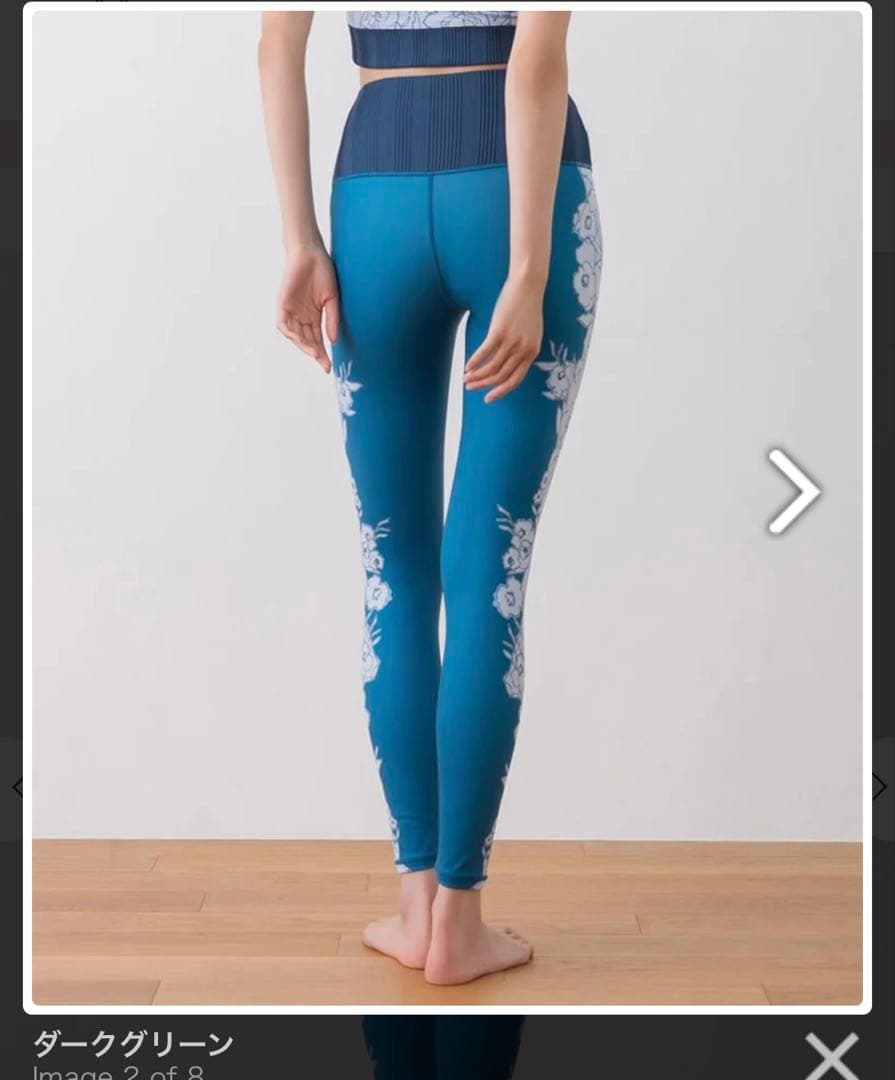 SUKALA ドローイングフラワーセパレートタンクトップ　ブラトップ　レギンス