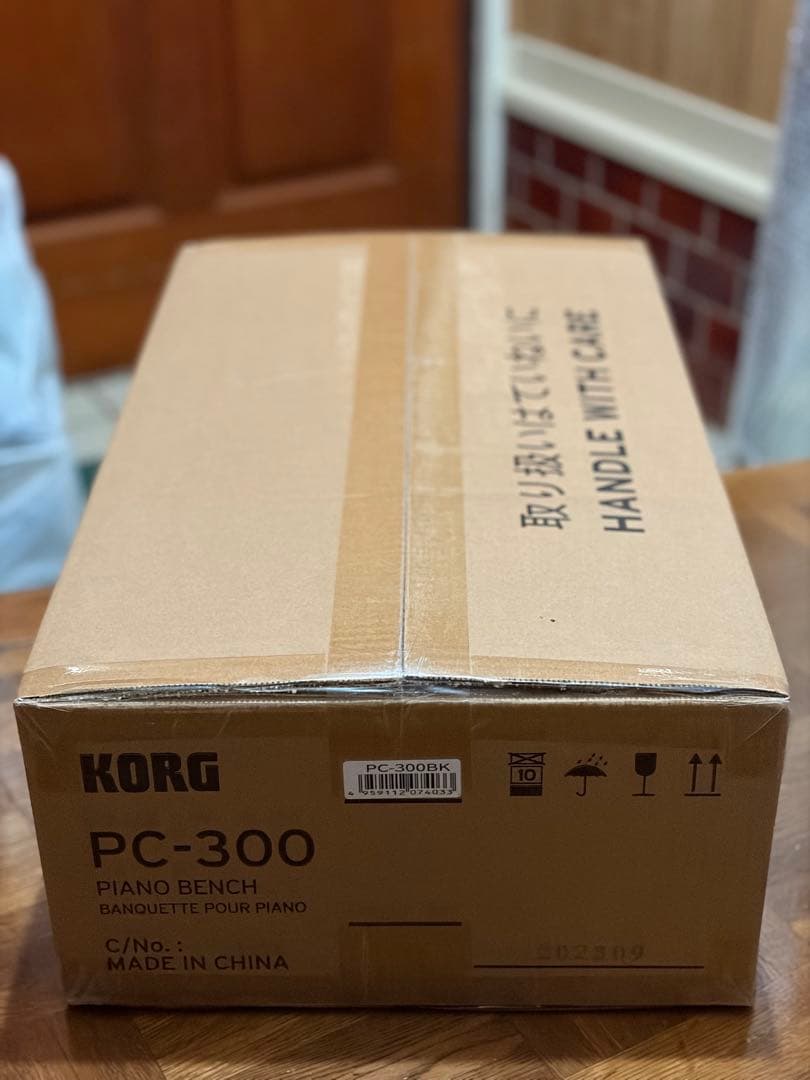 KORG PC-300 ピアノベンチ、ピアノ椅子未開封