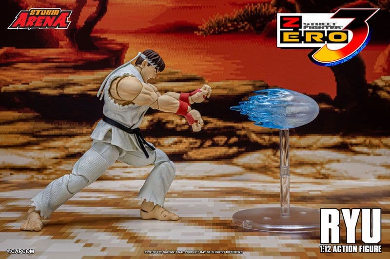 ストリートファイターZERO3 1/12スケール アクションフィギュア リュウ